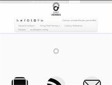 Tablet Screenshot of chefhermes.com